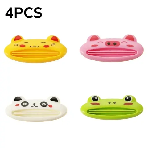 ​ ​ 4pcs 카드 스타일 치약 압착기, 욕실/사물함/여행용 공간 절약형 압착 도구 용 다용도 페이스트 추출기 ​ ​