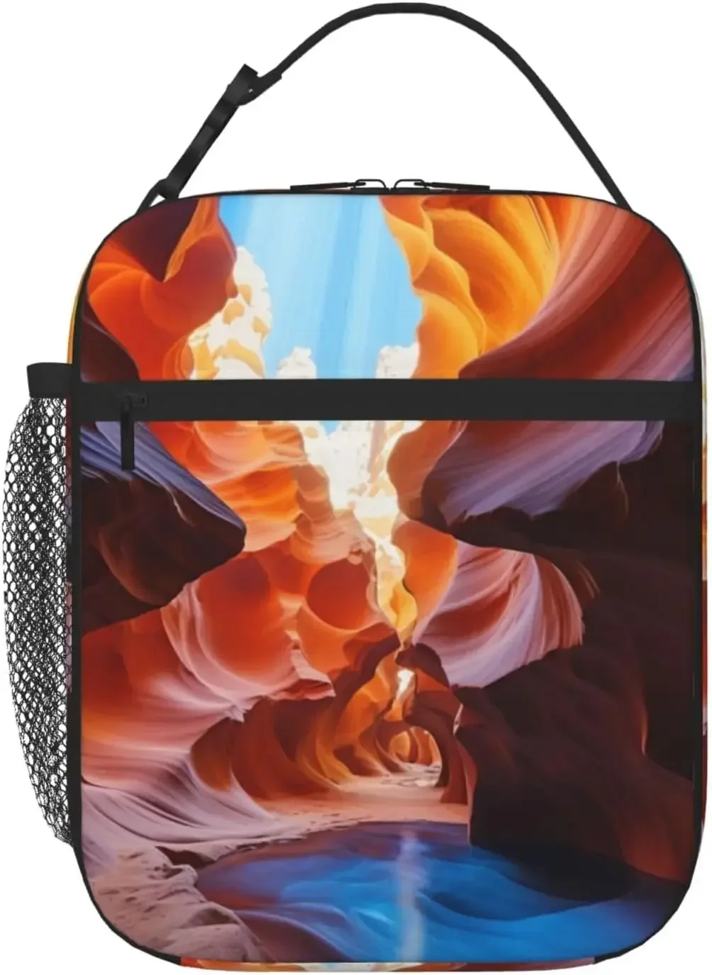 Magnificent Landscape Canyon Lunch Bag Insulated Waterproof Lunch Tote Bag Reusable Lunch Cooler Bag for Office Picnic Travel