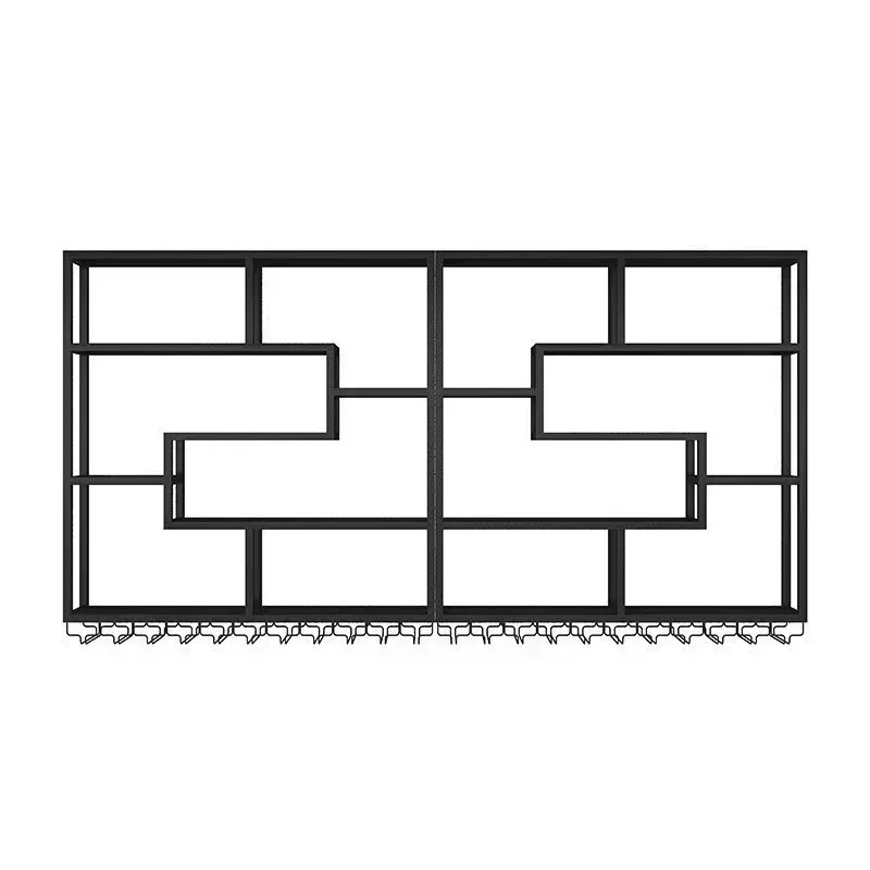 

Display Corner Storage Wine Cabinets Salon Liquor Metal Restaurant Bar Cabinet Drink Buffet Bar Furniture