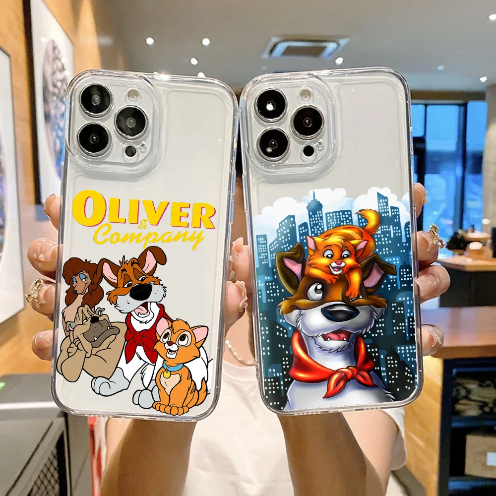 حافظة هاتف كارتون O-Oliver and Companys FUNDA لهاتف آيفون 12 11 13 14 15 16 MINI Max Pro Plus غطاء خلفي شفاف ناعم مقاوم للصدمات