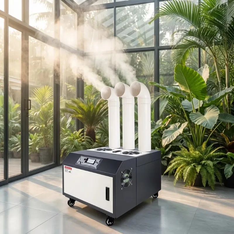 24KG/H Electric Industrial Ultrasonic Humidifier OEM Manufacturer Textile Factory Warehouse Grow Room HVAC Humidity Control