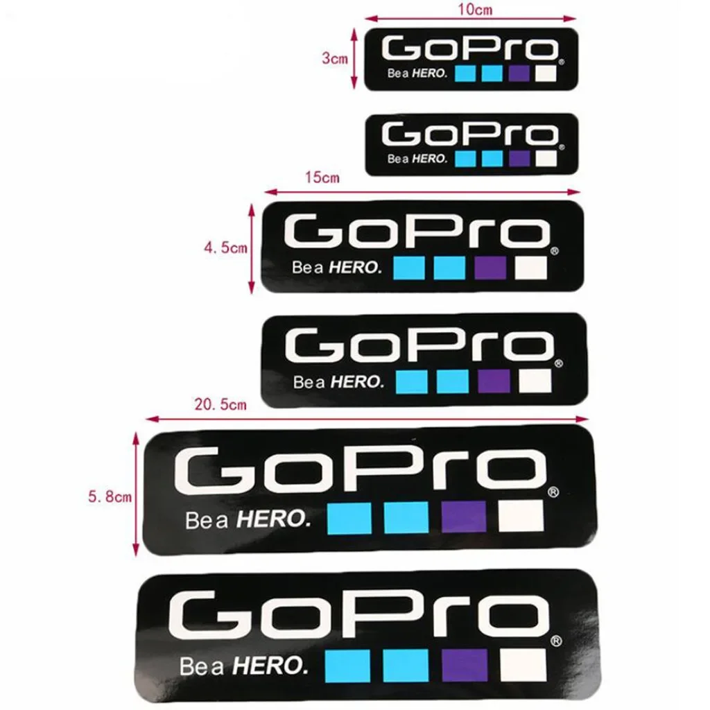 For Gopro Sticker Decal Set Protective Film for Gopro Hero 13/12/11/10/9 Sports Camera Stickers Accessories