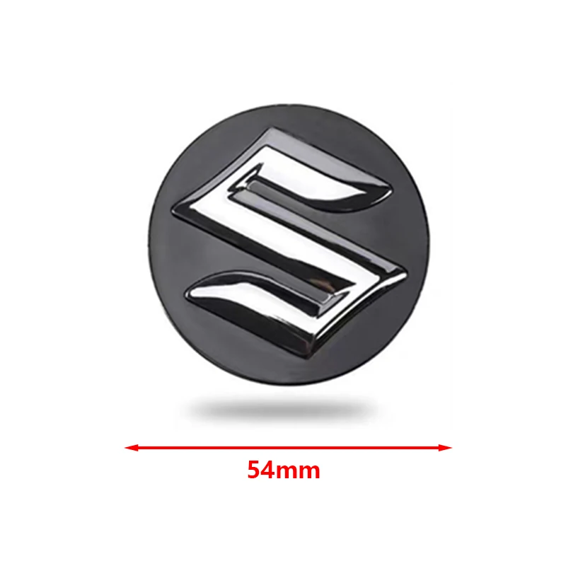 Tapa central de rueda de 4 piezas y 54mm para Suzuki, insignia con logotipo, emblema para Suzuki Tianyu SX4 Shangyue Ruiqi, nuevo Alto Swift,