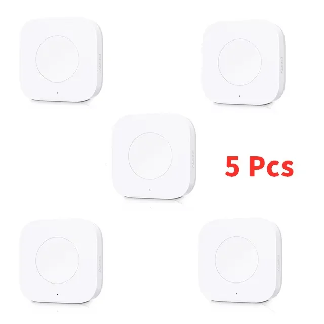 Aqara Sensor Smart Kabelloser Mini-Schalter Zigbee Ein-Tasten-Steuerknopf für Homekit Xiaomi Mihome Smart Home Sicherheit