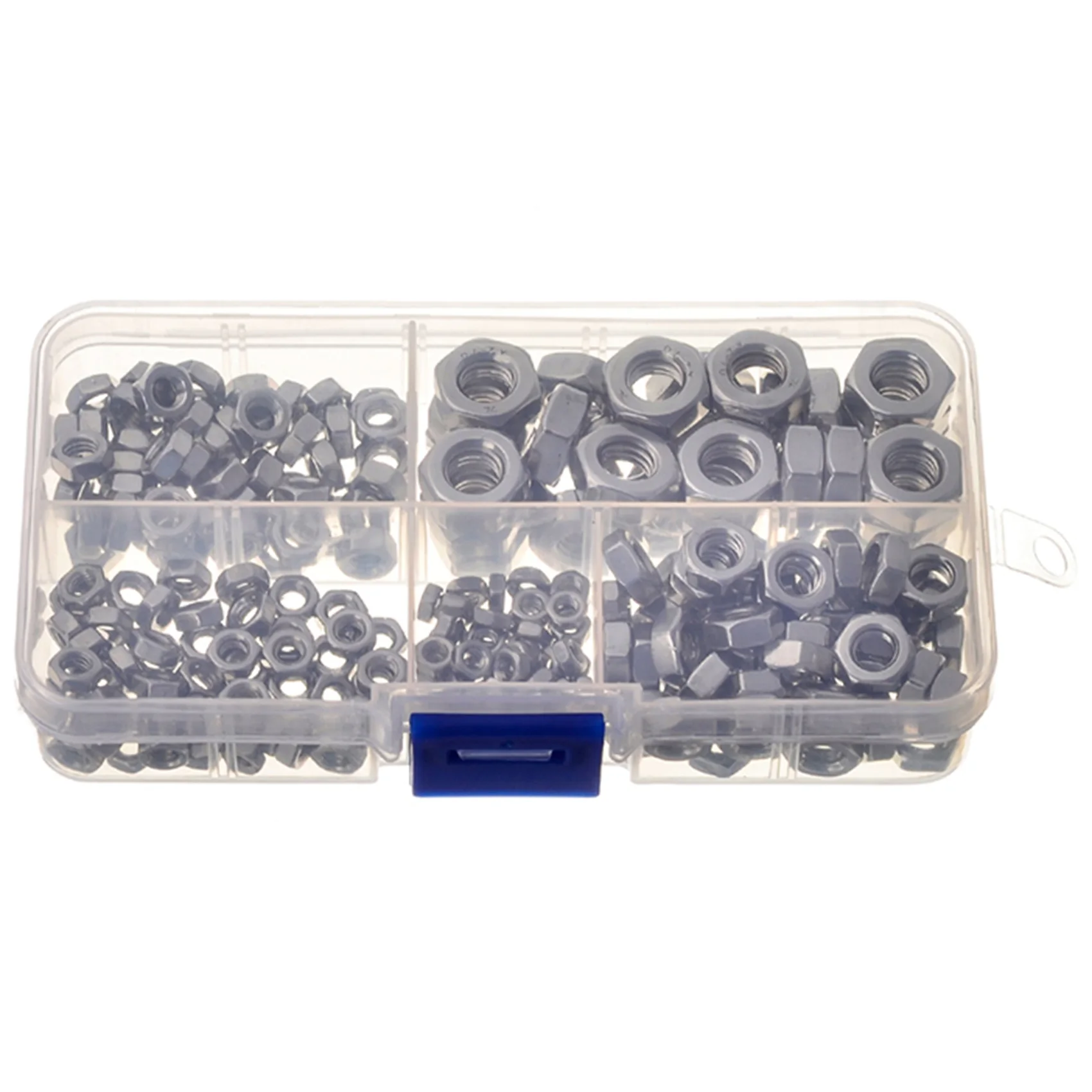 

230PCS M3, M4, M5, M6, M8 Stainless Steel Screw Nut Box Set Metric Hexagon Socket Nut Set