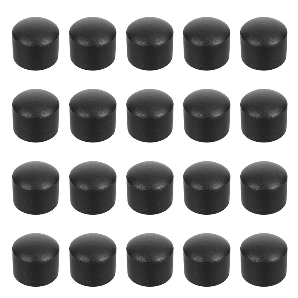 

30Pcs Foosball Table Accessories End Caps Plastic Round Sleeve Tip Protectors for 15.8mm Rods Table Football Safety Covers