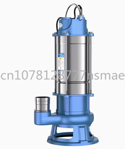 

220v Sewage Pump Cutting Manure Pumping Mud Septic Tank Suction Submersible Household
