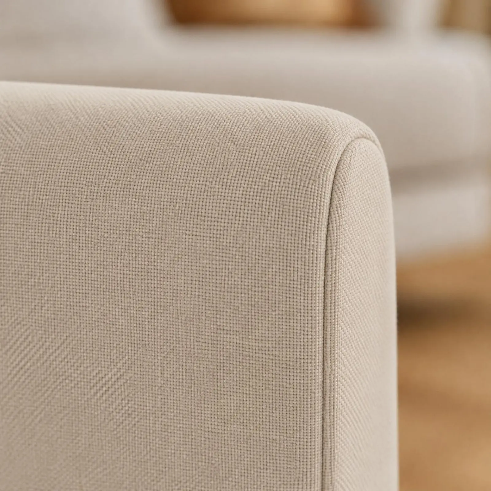 Sofa Back Cushion Textile Cover Rectangular Backrest Cushion Headboard Pillow Rounded Edges Furniture Accessory Khaki