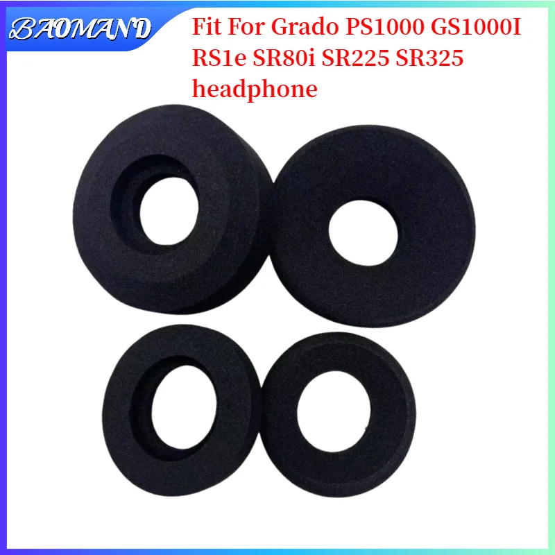 

BAOMAND Replacement Ear Pads Cushions For Grado PS1000 GS1000I RS1e SR80i SR225 SR325 Headphone Softer Protein Leather Earpads