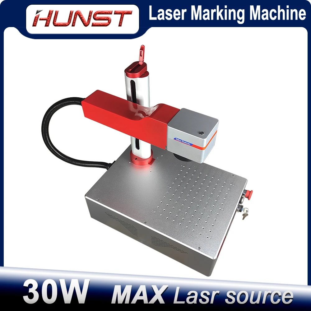 Machine de marquage laser chasque Max 30W graveur de mini-fibre pliable portable pour le bricolage de marquage de bricolage bijoux de bijoux en métal