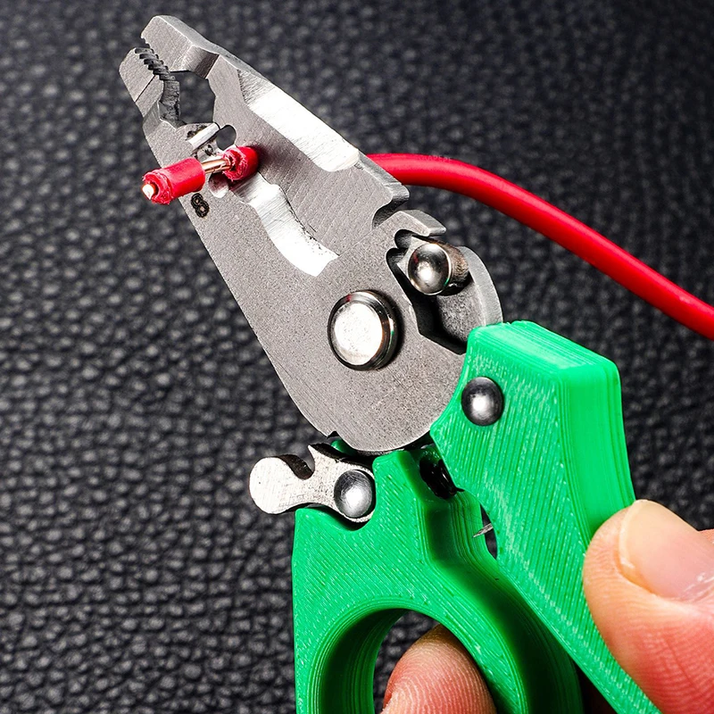 1 Pc Mini Wire Stripper Multi-tool | Cable Scissors with Strip Split Trim Crimp | Professional Hand Tool for Home Repair