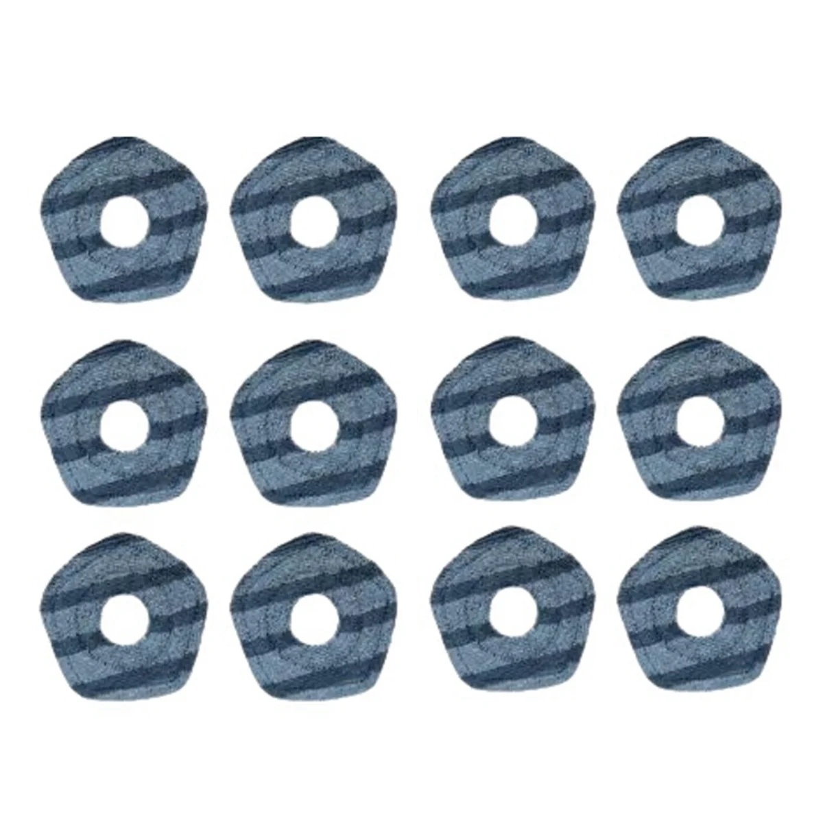 

FNJK-Washable Vacuum Mopping Pad for Eufy X10 Pro Omni Robot Vacuum Replacement Parts Mop Cloth