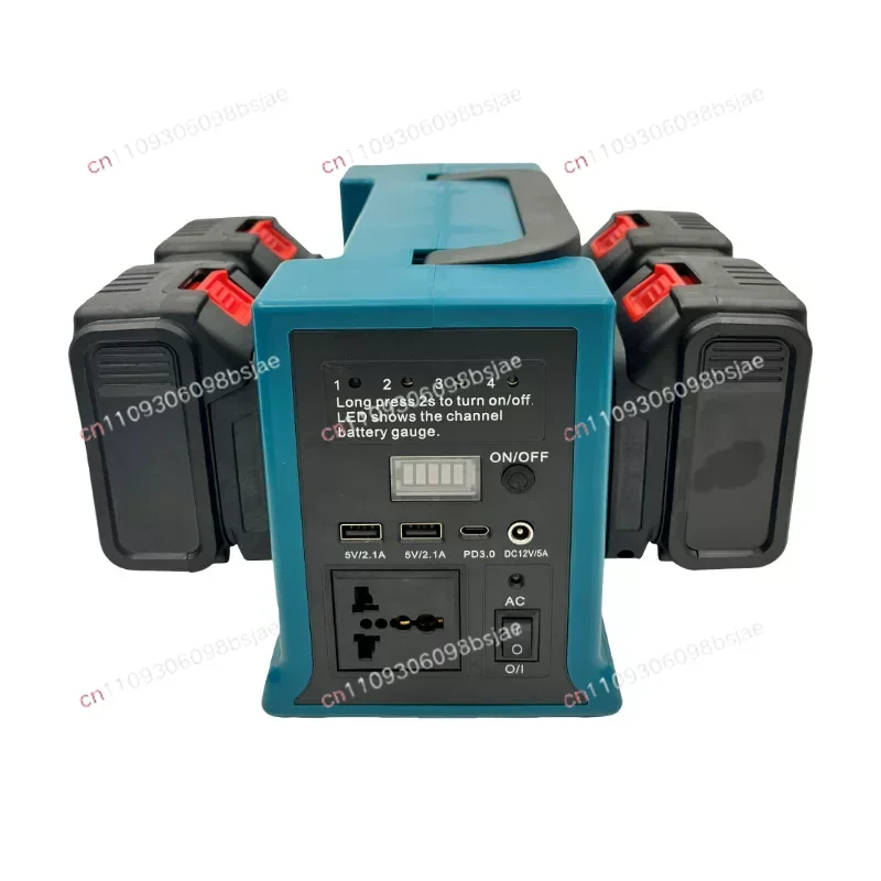 Lithium Battery Tool Battery Inverter AC110/220VDC5V12300W