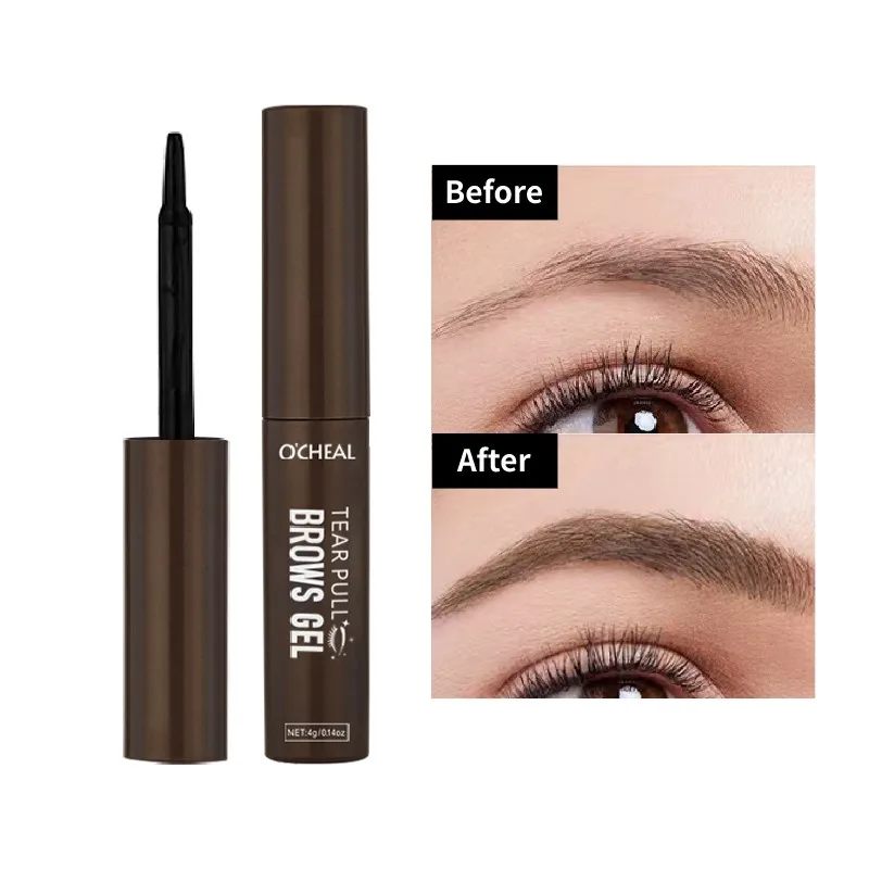 1 Stück abreißbare Augenbrauencreme, wasserfest, schweiß- und make-upbeständig, schaffen eine langanhaltende natürliche Augenbrauenform