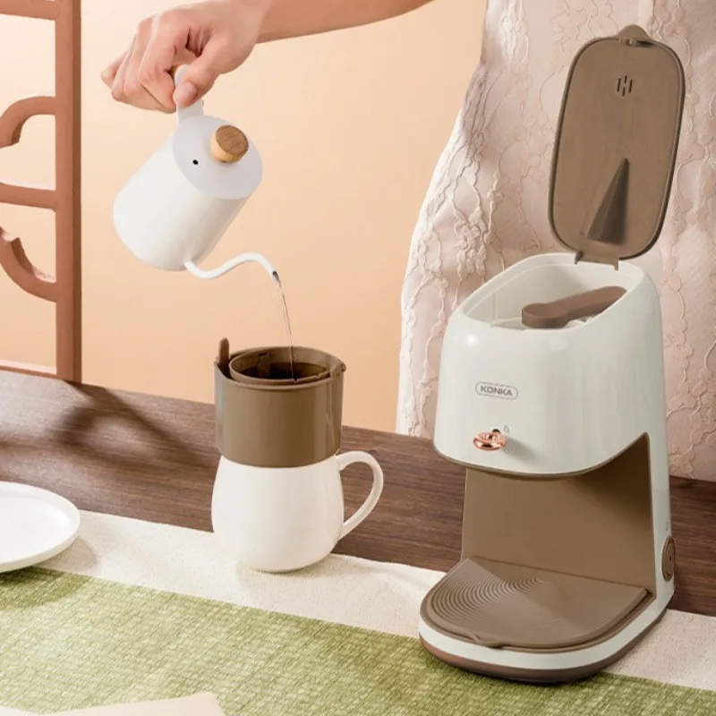 New Coffee Makers Kitchen Americano Semi-automatic Home Portable Small Office Extraction Tea Making Machine Filter Separation