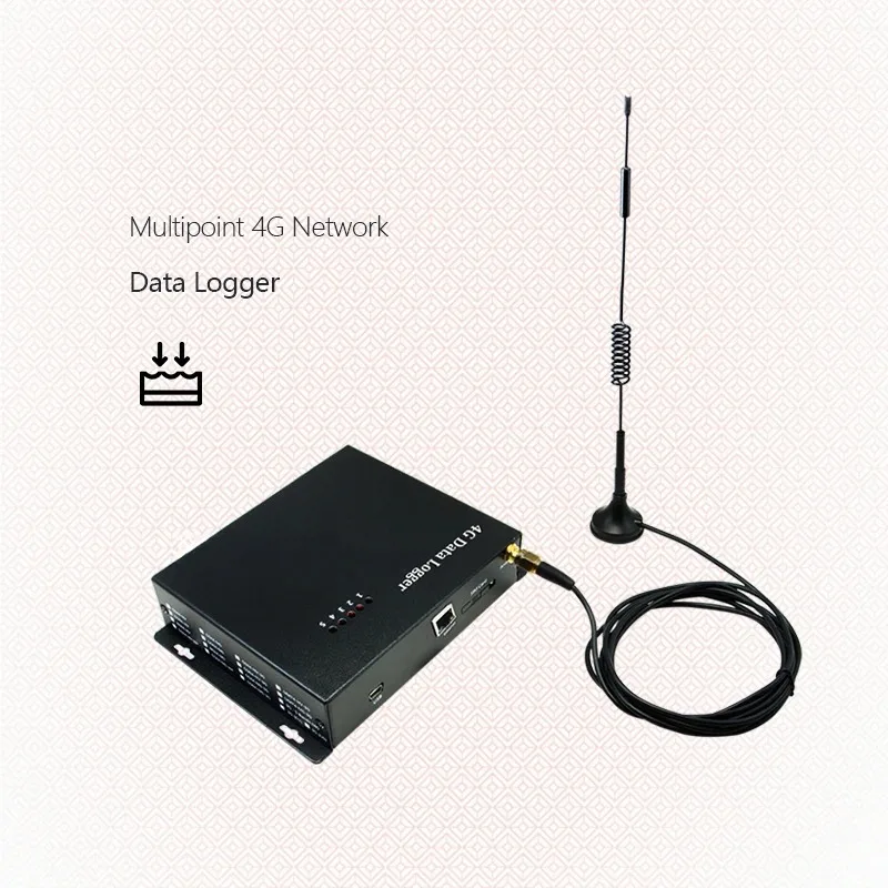 

Ethernet Multipoint 4G GPRS Controller Temperature And Humidity Logger RS485 Data In