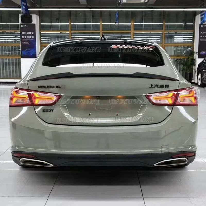 Спойлер для Chevrolet Malibu XL, глянцевый спойлер из углеродного волокна на 2016-2022 год, стильные аксессуары M4 для заднего крыла, автомобильный спойлер