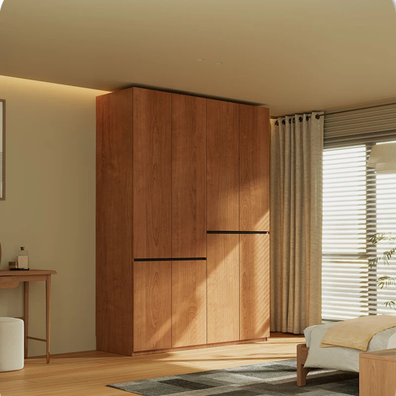 

Шкаф из цельного дерева на заказ, новая вешалка для ящиков из дуба, открытый шкаф для одежды, органайзер для хранения подростков, мебель Guarda Roupas для дома