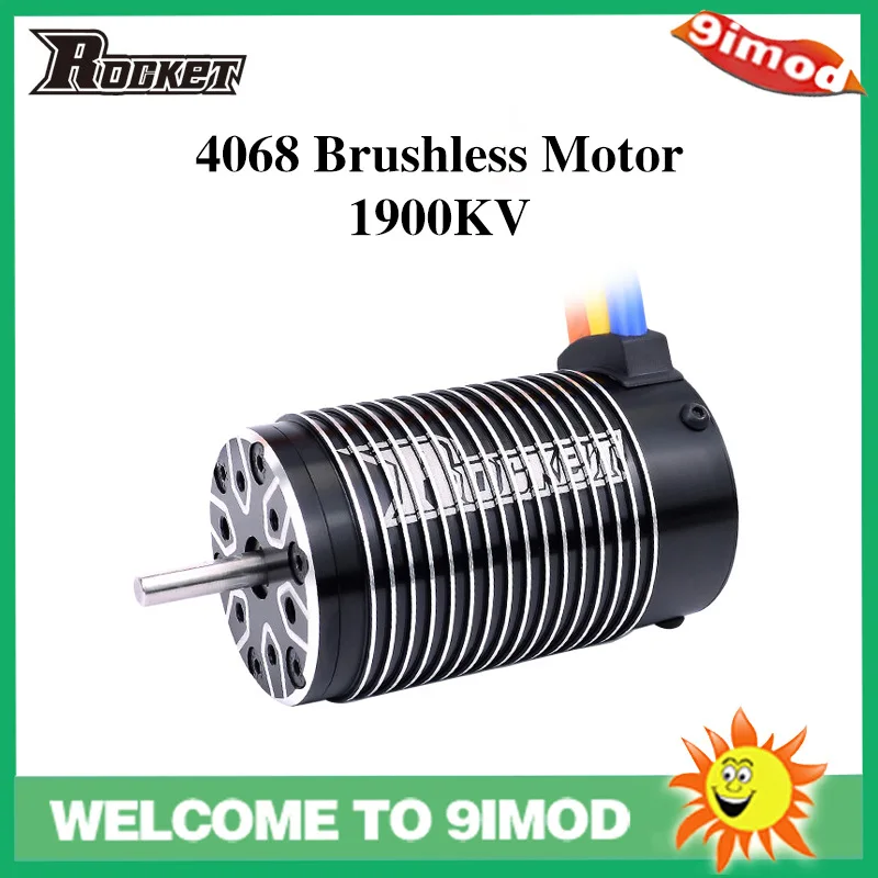 Rocket series 4068 sensorless brushless motor 2650/2050/1900/1700/1400KV suitable for 1/8 vehicles