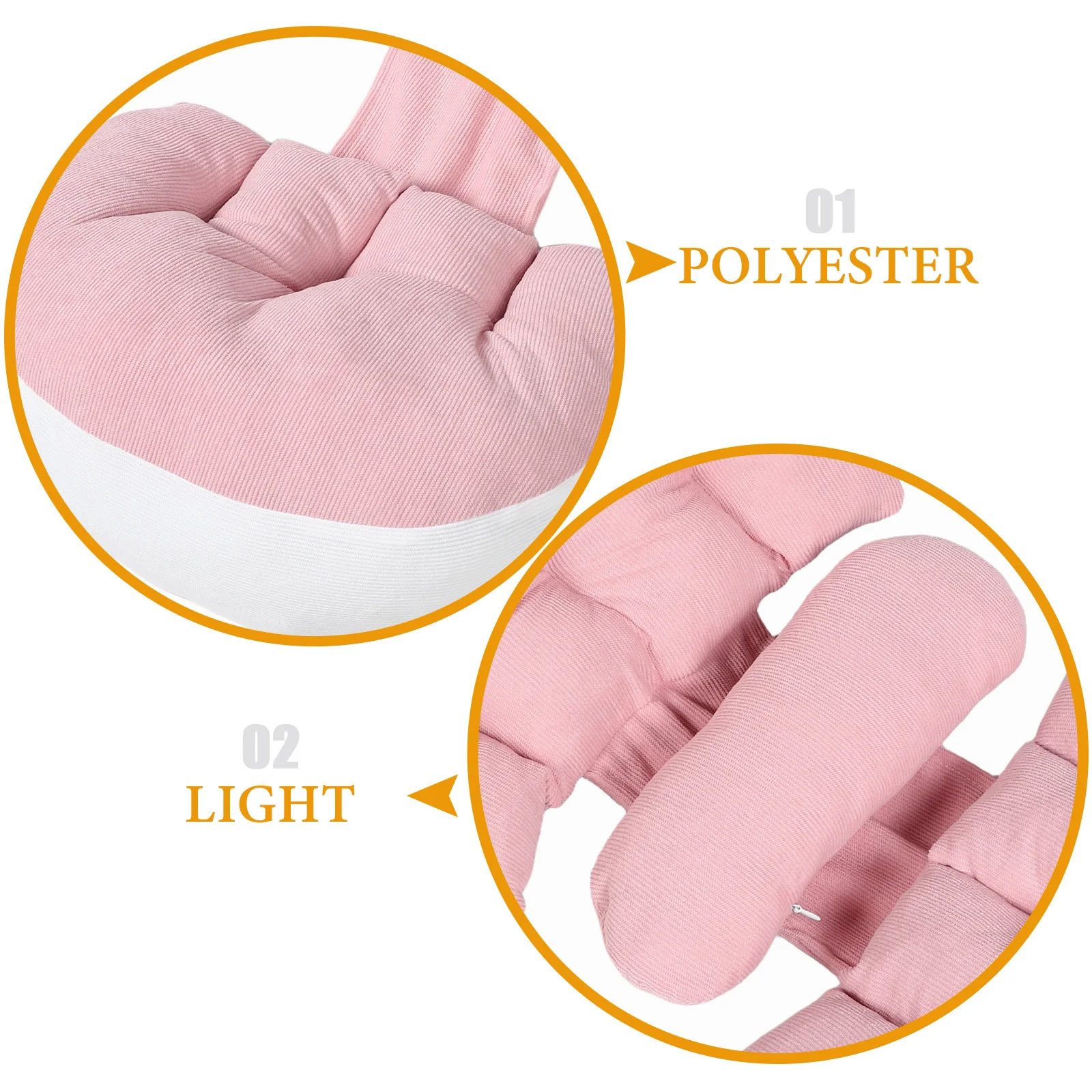 النساء الحوامل U على شكل وسادة الحمل البطن دعم آلام الظهر الأمومة الجانب النوم التمريض الجسم الوسائد #6