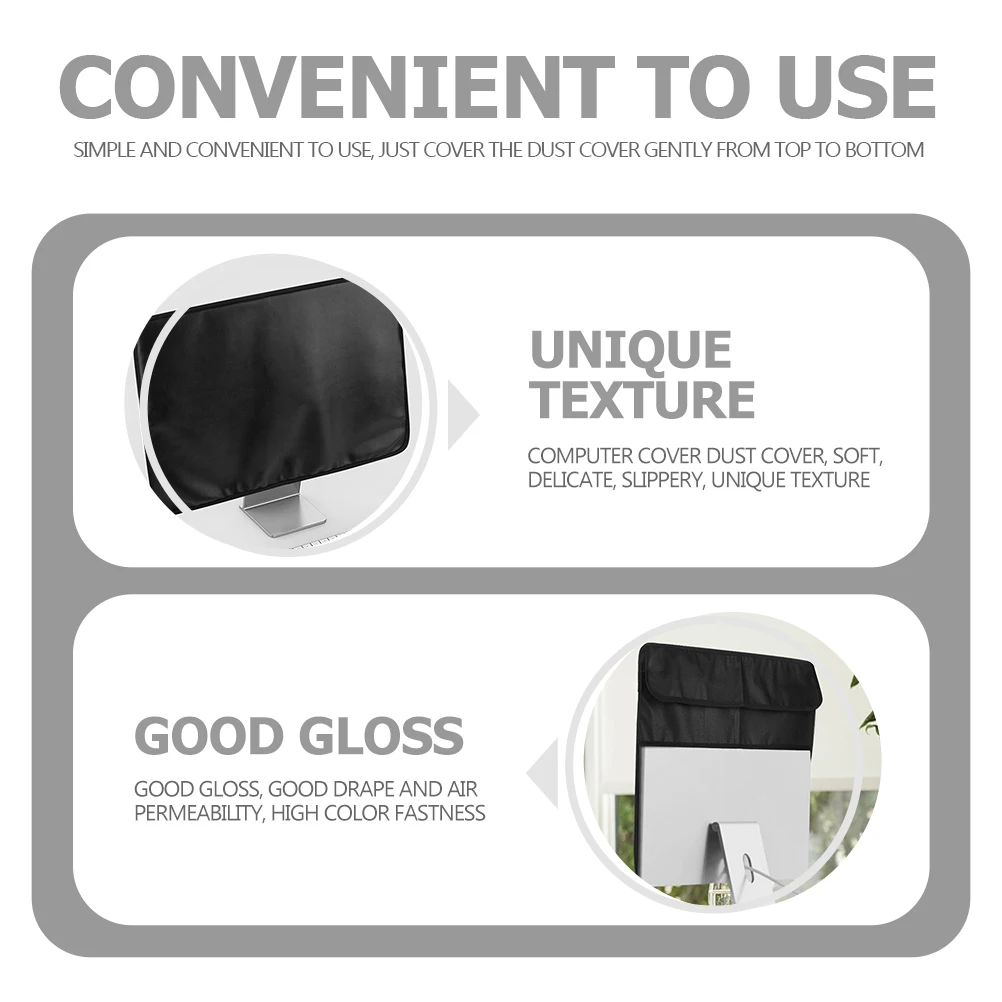 

Monitor Cover Dustproof Protective Sleeve for Desktop Screen Protector against Water Dirt Scratches for Holidays