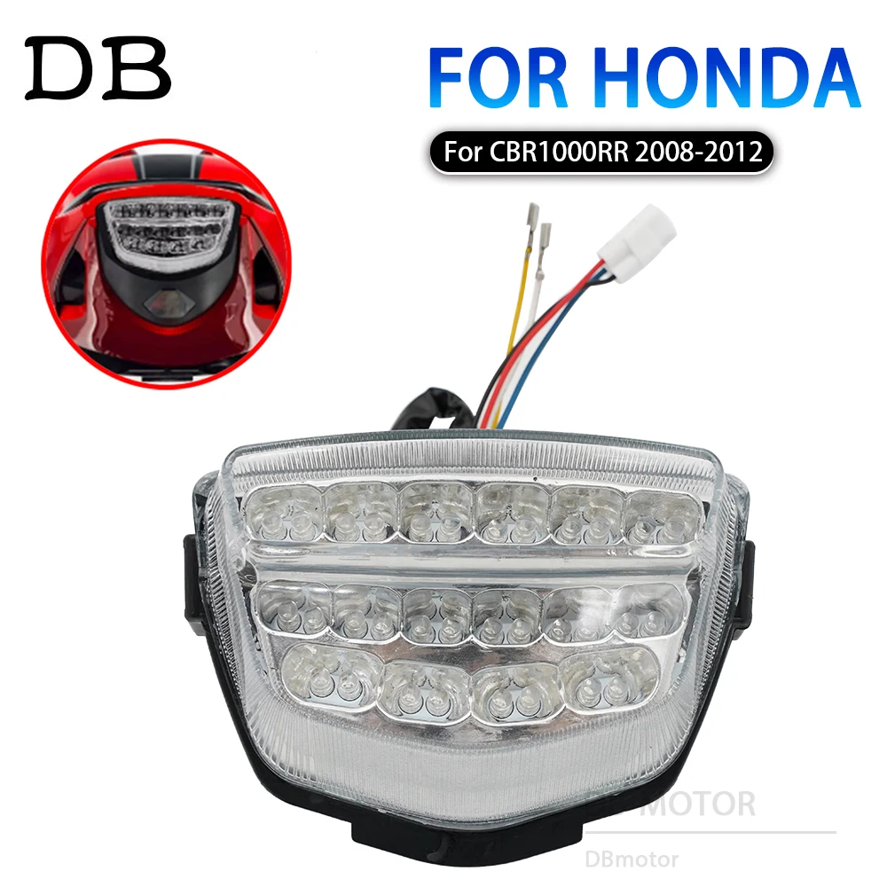 

For Honda CBR1000RR CBR 1000RR CBR 1000 RR 2008 - 2016 Motorcycle Accessories LED Turn Signal Tail Stop Light Lamps Integrated