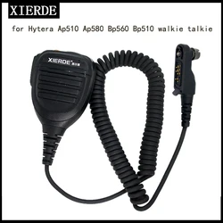 Hand Speaker PTT Microphone Suit For  Hytera BP565 BP500 BP510 BP560 AP580 AP510 AP515  Walkie Talkie