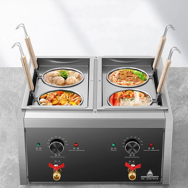 

Commercial 6-Hole Electric Cooker 2/4-Hole Instant Noodle Cooker Instant Pot Spicy Hot Pot Broth Rice Noodle Cooker
