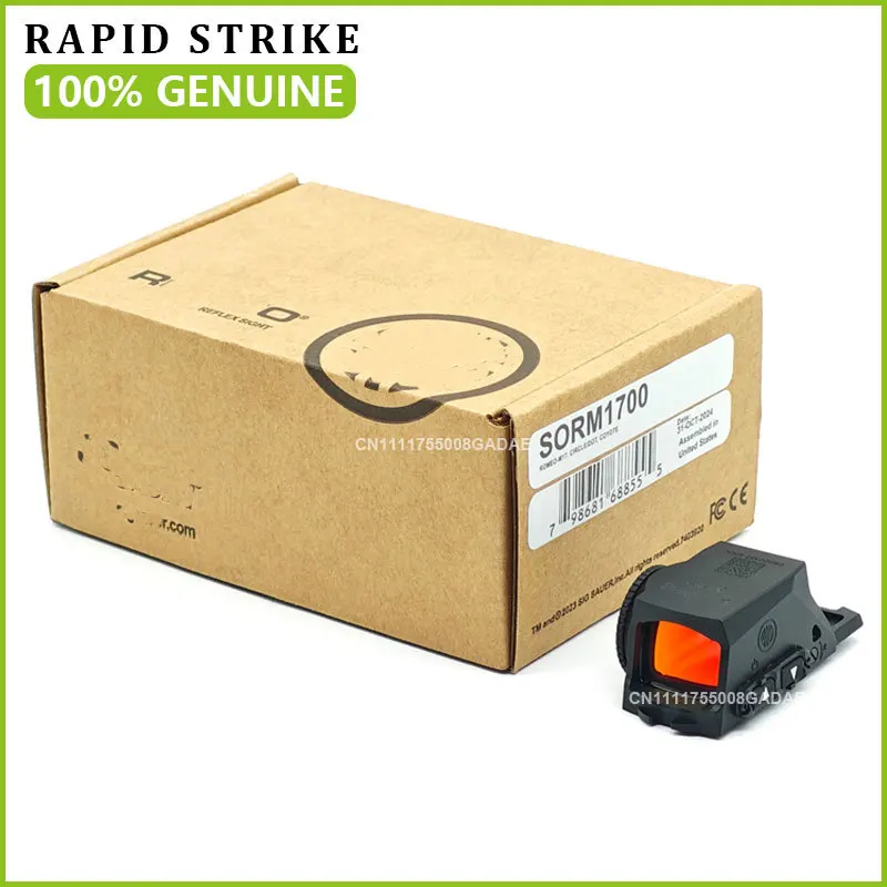 【GENUINE】R-M17 Enclosed 1x24mm Reflex Red Dot Sight Direct Mount Optic for AIR/VFC P320 M17/M18 Optics Ready Pistols Handgun