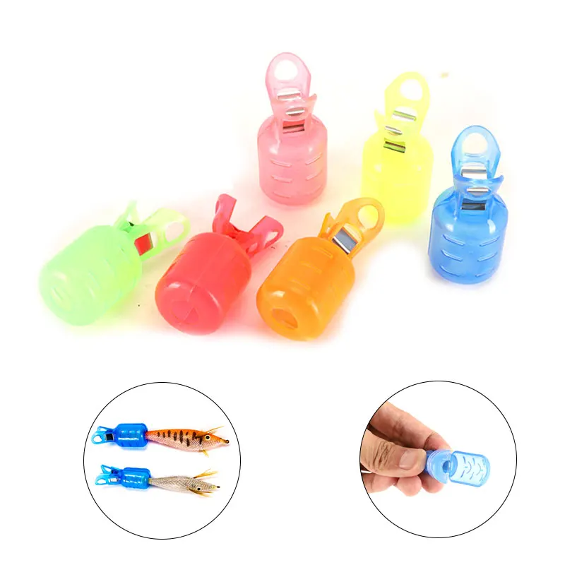 

10pcs/set Squid Hook Protector S/L Jig Fish Lure Protective Sleeve Storage Cover Hooks Plastic Safety Cap Sea Fishing Lover Tool