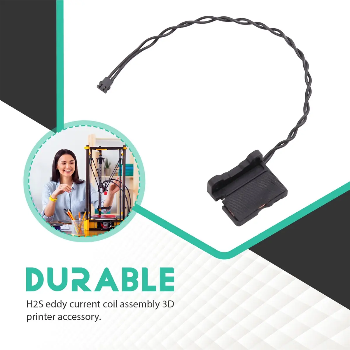 (A75T) For Bambu Lab H2S Eddy Current Coil Assembly 3D Printer Accessory