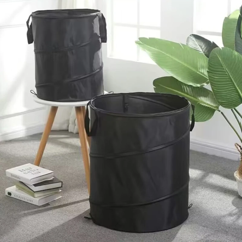 

1pc Pop-up Trash Can Outdoor Portable Camping Folding Trash Can Camping Trash Can Gardening Garden Garbage Bag Garden Leaf Buck