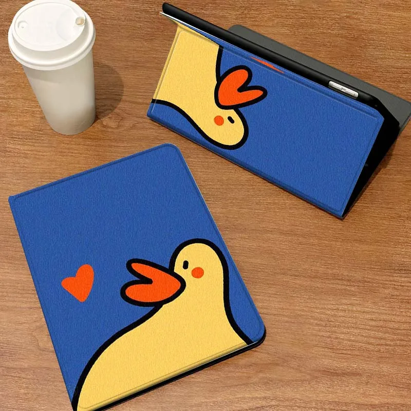 

Yellow Duck Love Cartoon For Samsung Galaxy Tab A7 A9 A11 S6 A11 A8 S11 Lite Plus 10.4 10.5 10.1 Inch Tablet Case