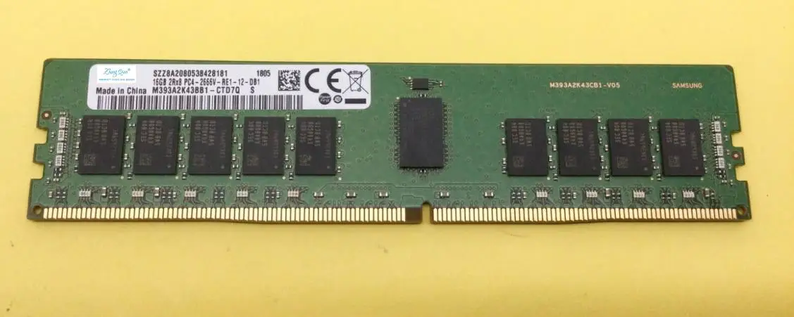 

For 16G DDR4 ECC 2RX8 PC4 2666V M393A2K43BB1-CTD6Q