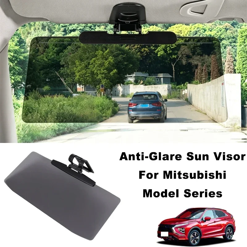 

Anti-Glare UV Protection Car Sun Visor Extender Interior Sun Shade For Mitsubishi Lancer EX Outlander ASX Pajero Eclipse Cross