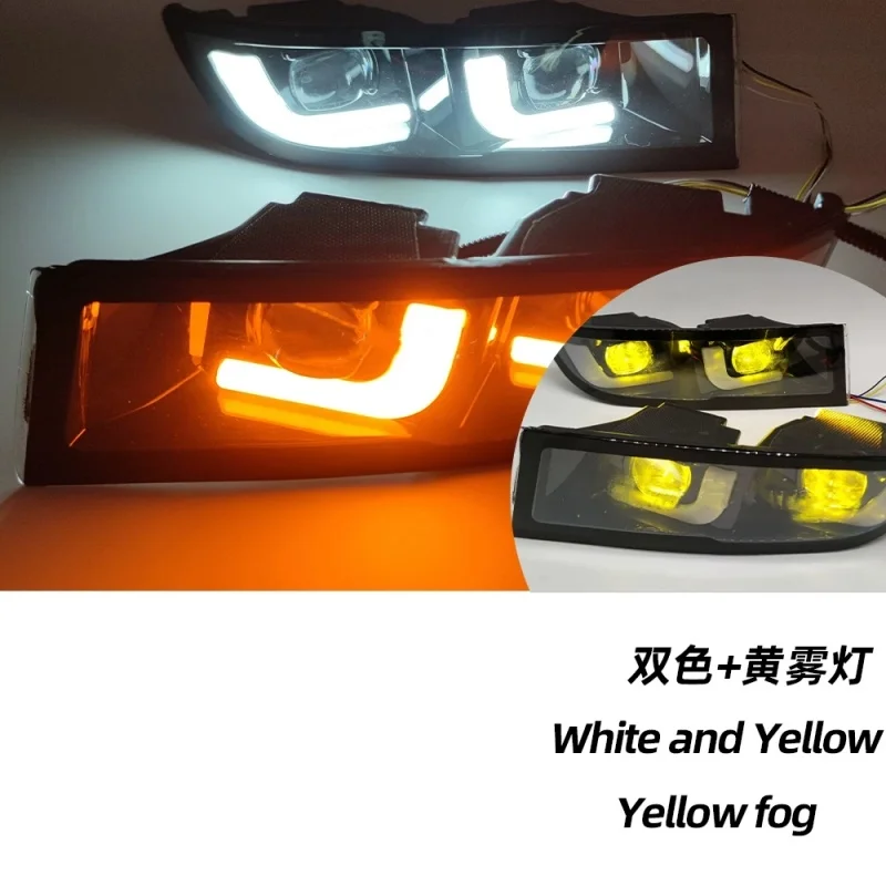 Fog Lamp Front Bumper Lamp for Toyota Prado LC120 2002-2010 convert Daytime Running Light Turn signal