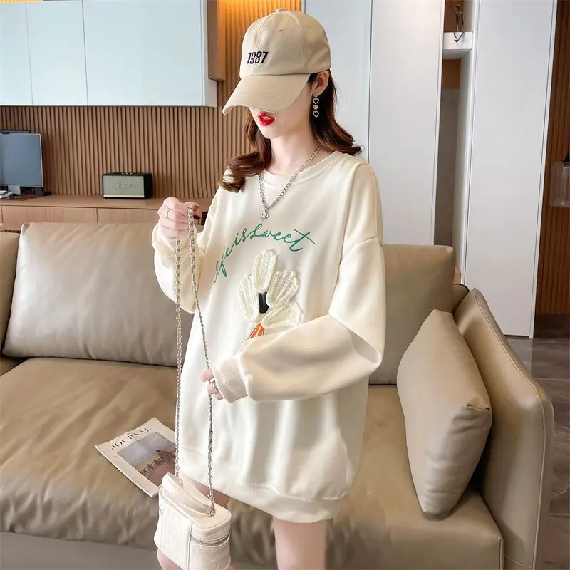 女性のためのゆったりとした痩身パーカー,トレンディなデザイン,大きなサイズ,インターネットの有名人,気質,韓国語版,新しい