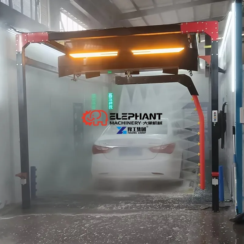 Electric WK-500 Single Arm Car Wash Machine Full Set 360 Rotation Self Service Automatic Touchless Vehicle Washing System