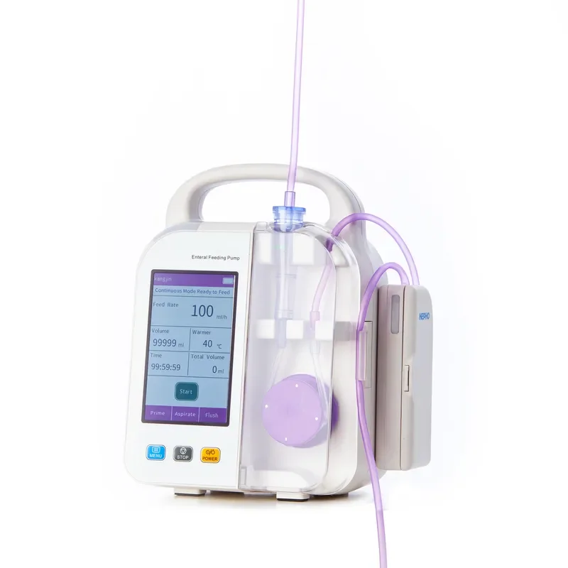 4-Inch Touch Screen Medical Enteral Feeding Pump Tube Machine Heating Function Network Connection Working Station Electric