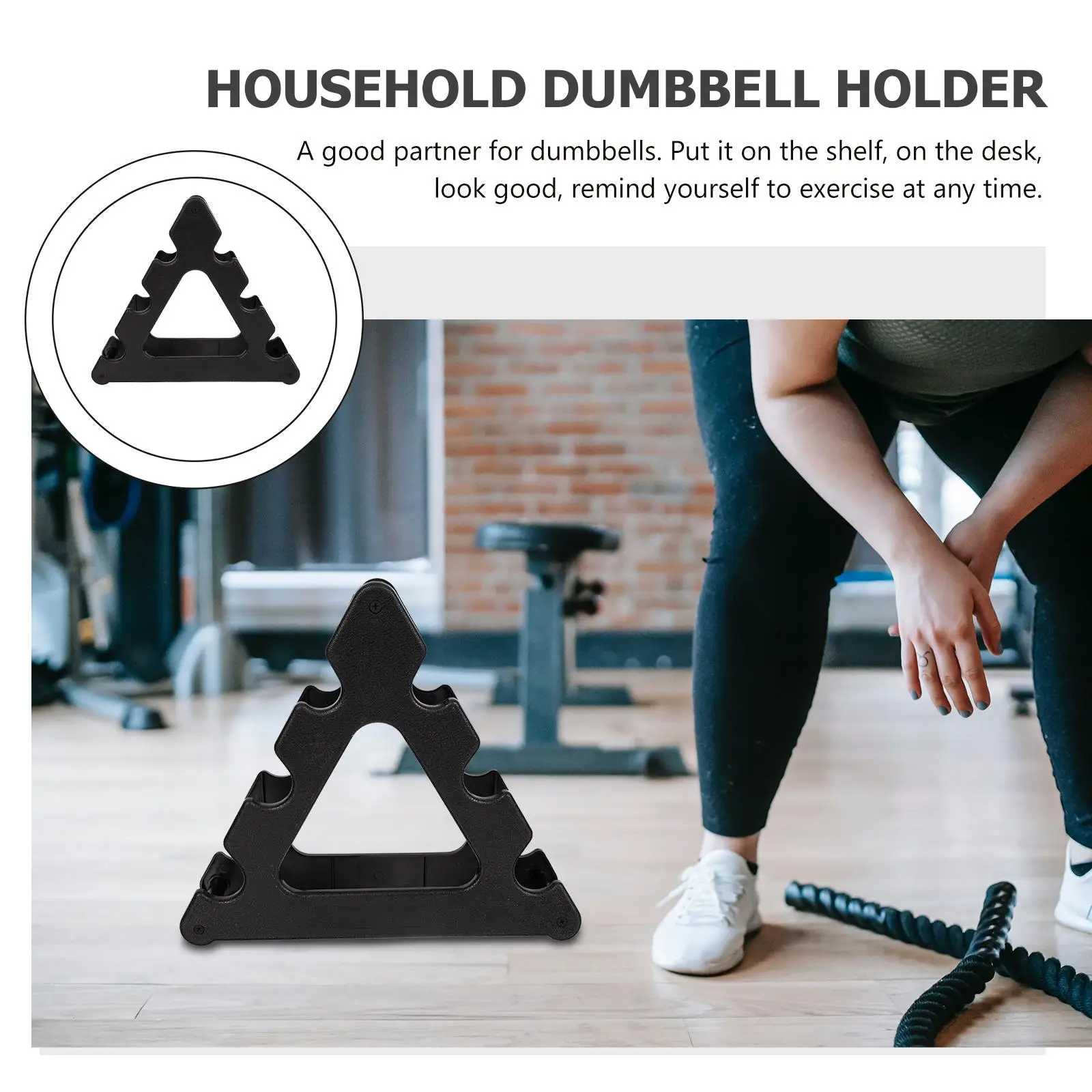 Dumbbell Rack Dumbell Storage Hand Weight Bumper Plate Dumbbells Sports Stand Accessory Plastic Baby