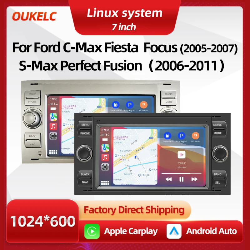

Android Multimedia Video For Ford Focus Mondeo S C Max Kuga Fiesta Fusion Connect Autoradio Carplay Car Radio Linux Stereo 2 Din