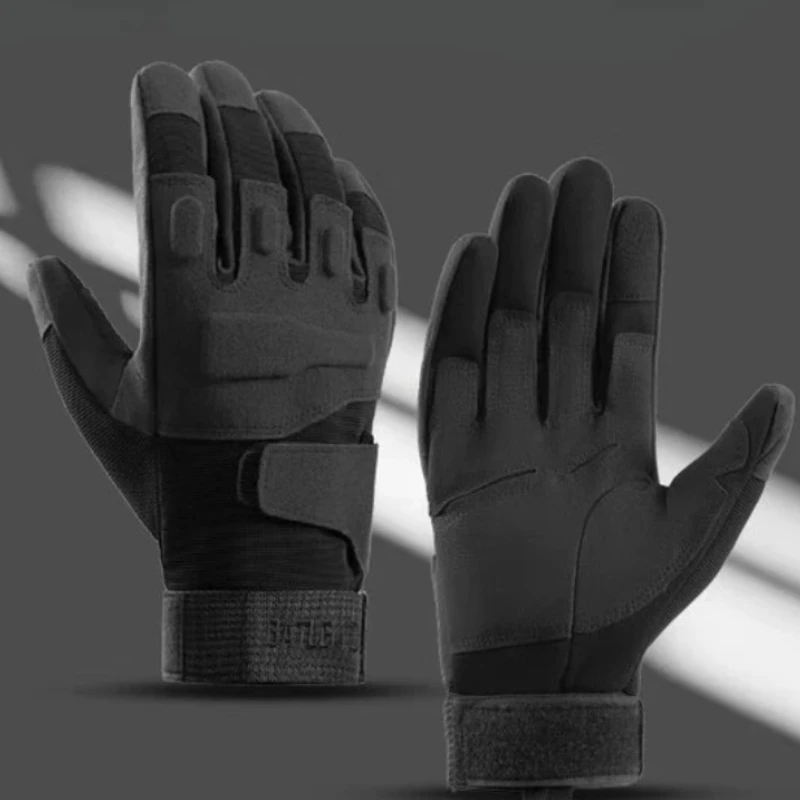 

Men's Tactical Gloves Hard Shell Touchscreen Motorcycle Gloves Inner Plush Palm Padding Tactical Air Soft Paintball Gloves