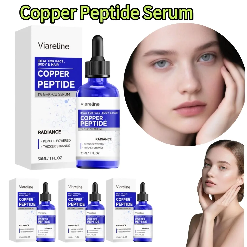 Copper Peptide Serum GHK CU Essence For Face Body Hair Nourishing Deep Moisturizing Radiance Skincare Cosmetics 30ml 1/2/3PCS