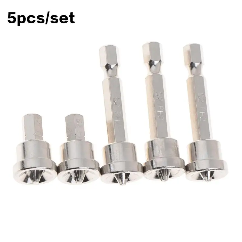 PH2 Screwdriver Power Bits 25mm 50mm High Hardness  S2 Steel for Plasterboard Wood Board Work 2Pcs 3Pcs