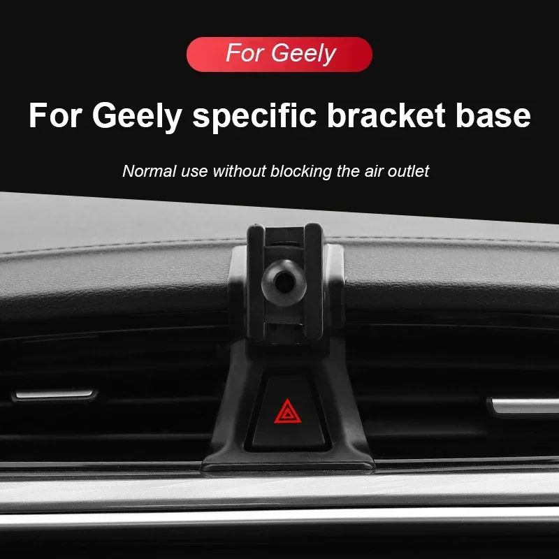 Base de Suporte para Celular Automotivo Especial para Geely Emgrand Coolray Borui Yuanjing Tugella Monjaro Xingyue L Preface Borui 2018-2024