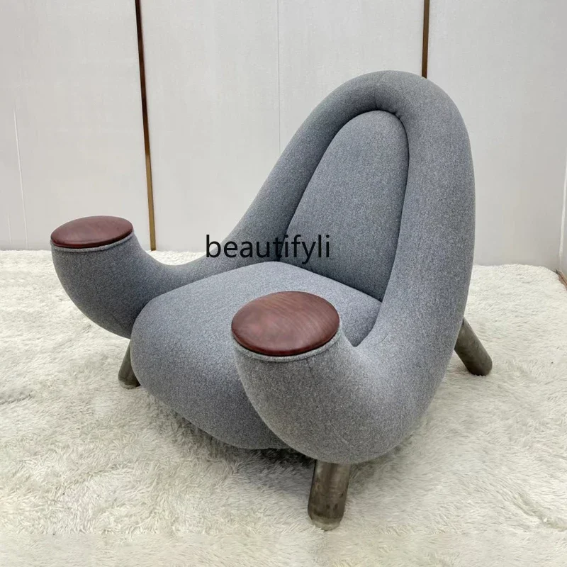 

Nordic Leisure Chair Designer Seat Animal Mammoth Single-Seat Sofa Chair Light Luxury High-End Chair