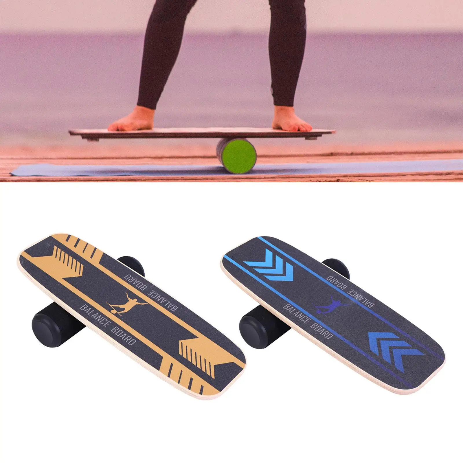 

Balance Board Portable Surf Balance Board for Stand up Paddle Skiing Fitness Skateboard Hockey Training Home Gym Equipment