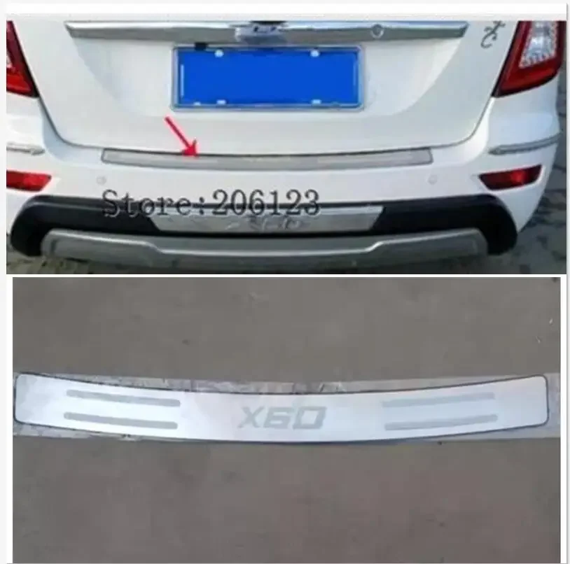

Защитная накладка на задний бампер для Lifan X60, хром 2011, 2012, 2013, 2014, 2015