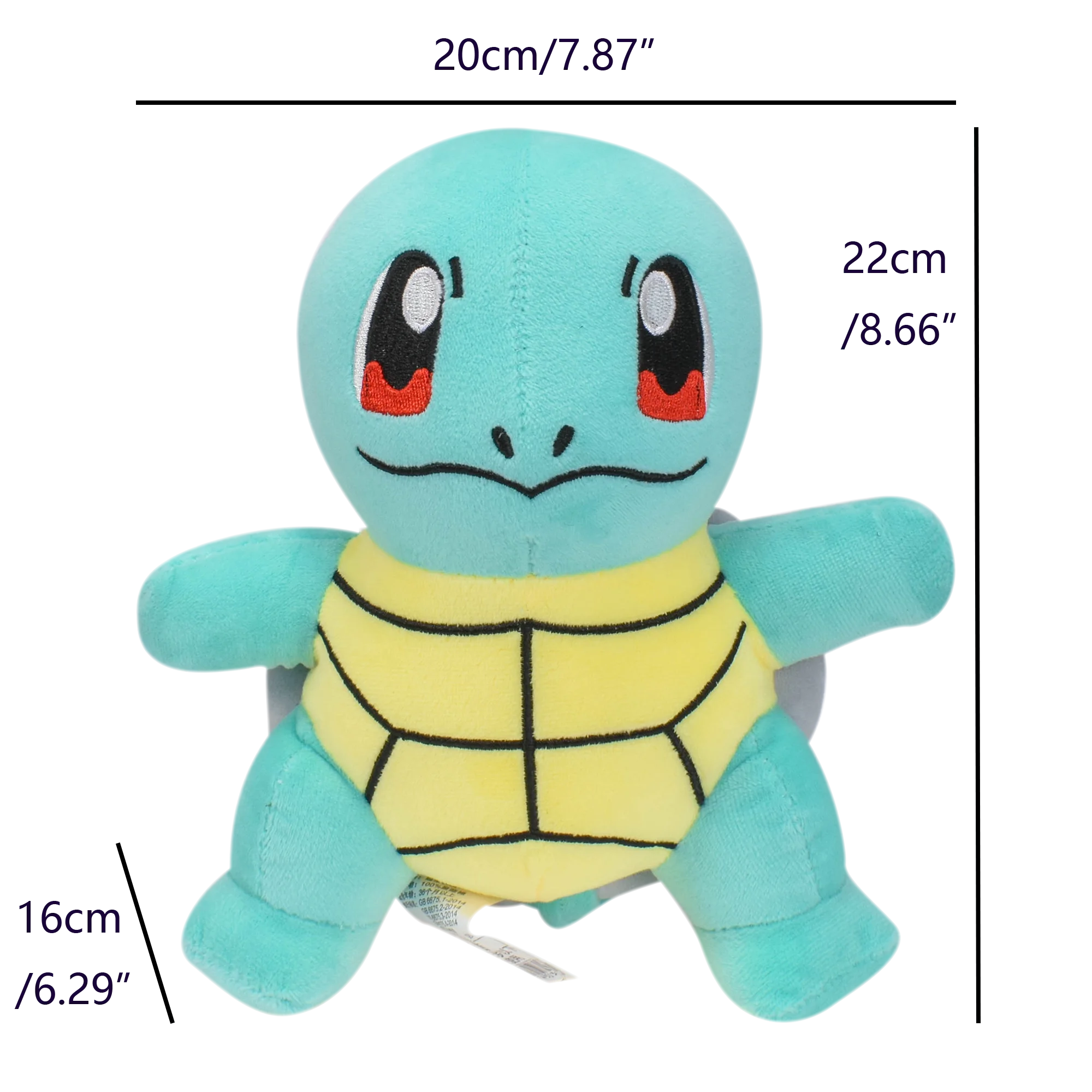 مجموعة دمية دراجون لامعة محشوة ، سكويرتل ، توجيبي ، جيجليبوف ، ألعاب قطيفة ، هدية عيد ميلاد للأطفال #3