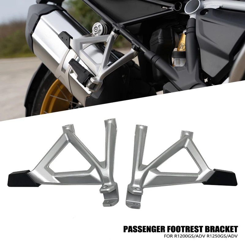 

R1200GS R1250GS Rear Passenger Footpegs Kit Footrests Foot Rest Bracket For BMW R1200 GS LC Adventure R1250 GS ADV 2013-2023